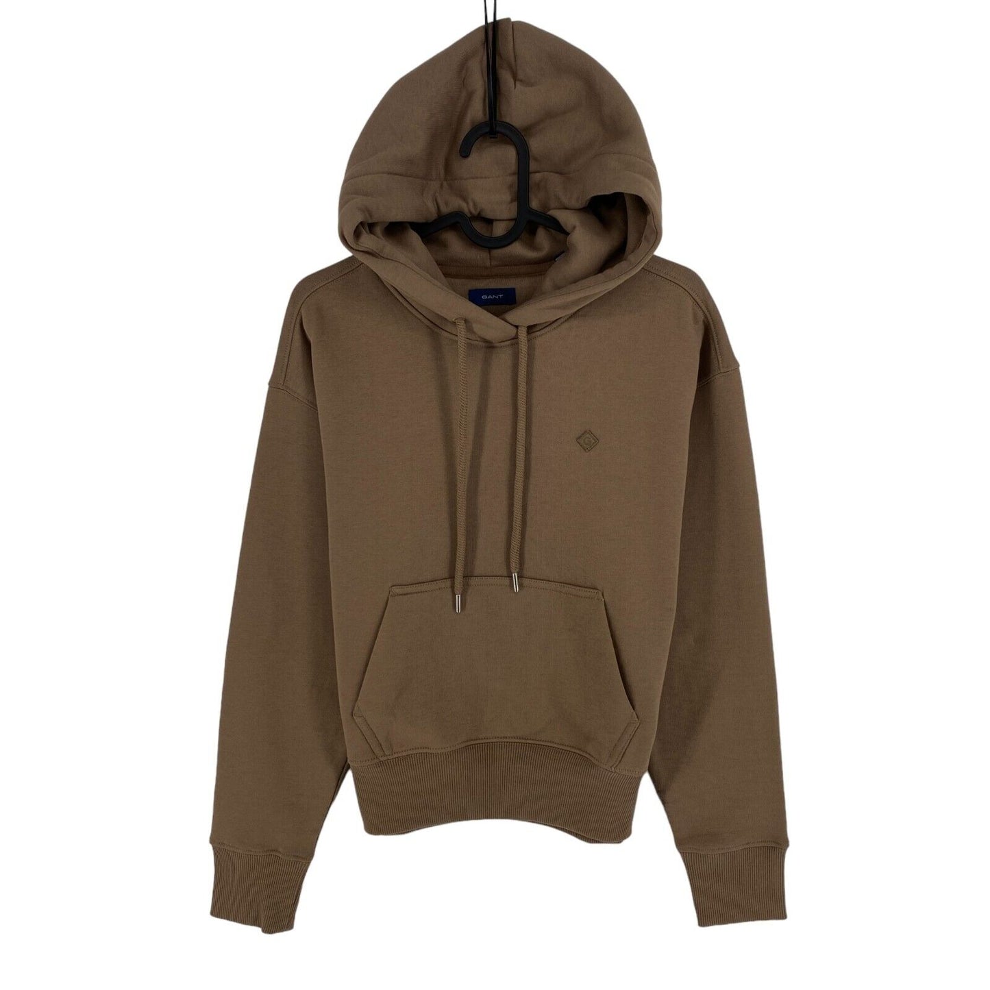 GANT Marron Foncé Essential Icon G Sweat à capuche Pull Taille XS