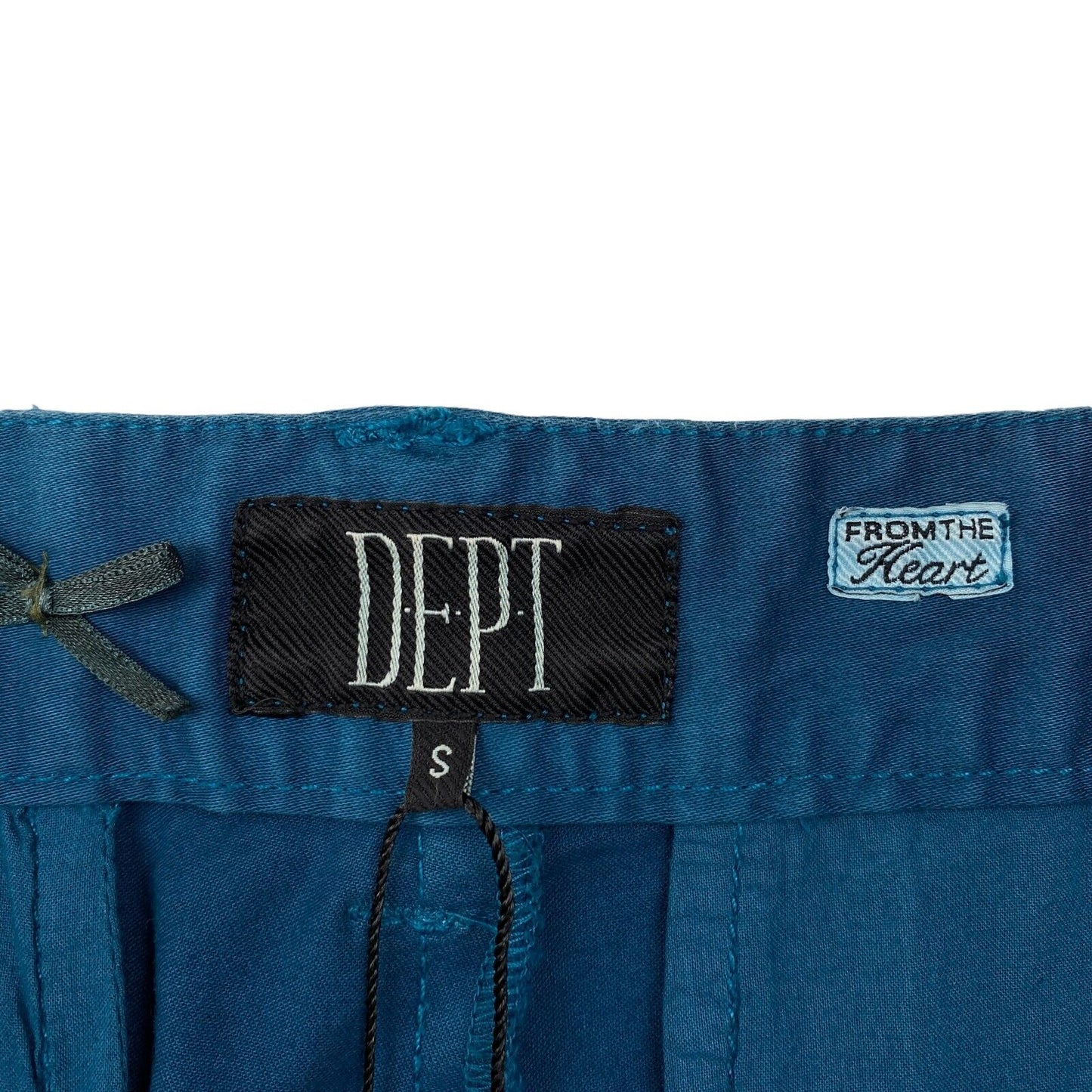 DEPT Turquoise Blue Cotton Blend Chino Pants Trousers Size S W32 L33