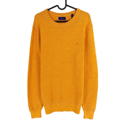 GANT Light Orange Sun Faded Crew Neck Sweater Pullover Size M