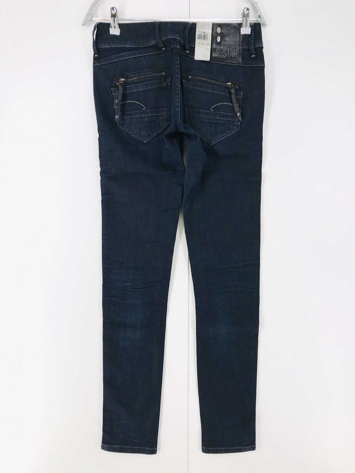 G-STAR RAW FENDER Femme Jean Skinny Bleu Foncé W26 L32