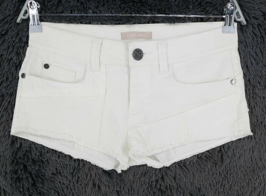 STEFANEL White Hot Pants Shorts Size EU 32 36 UK 4 8 US 2 6