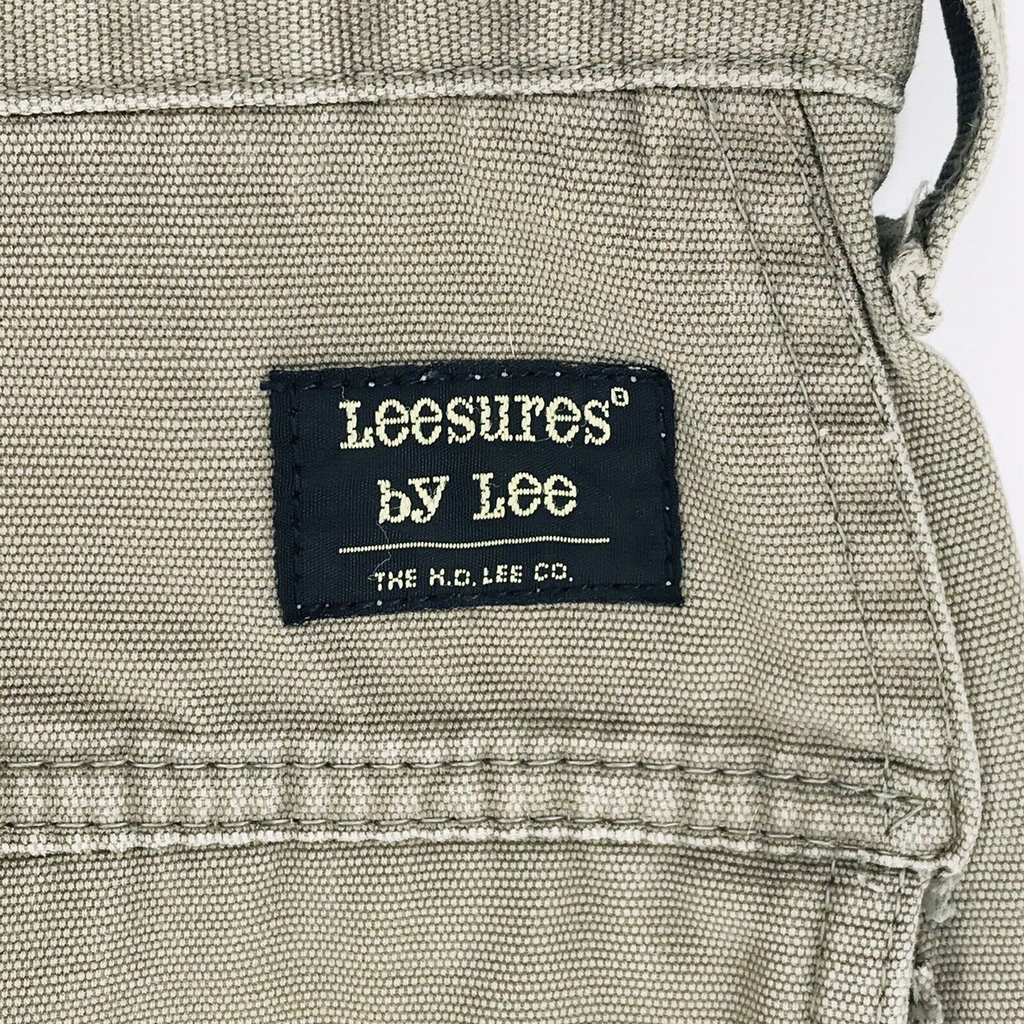 Lee Leesures Beige Comfort Straight Fit Jeans Size W33 L34