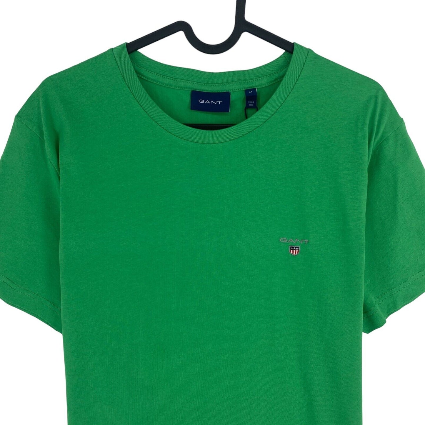 GANT Men Mid Green Original Crew Neck Short Sleeves T Shirt Size M