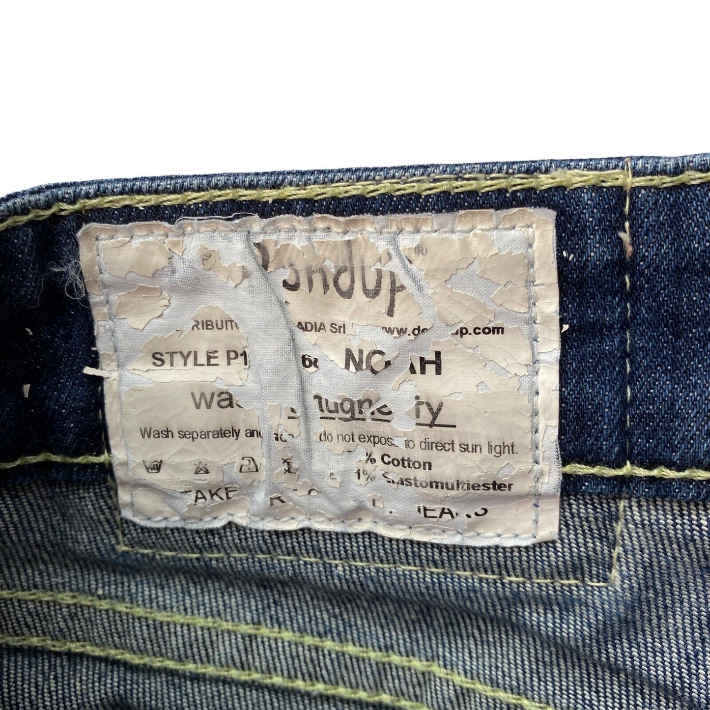 Dondup NOAH Damen Jeans in Dunkelblau, Regular Straight Fit, Größe W28 L34