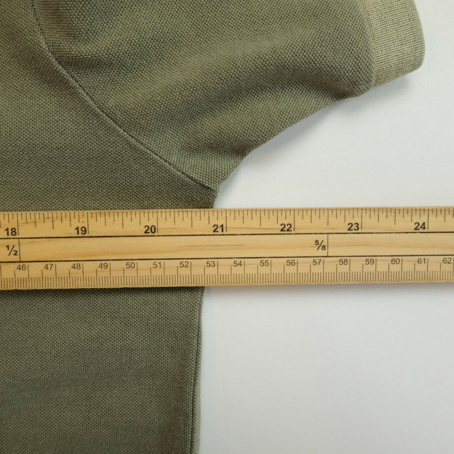 GANT T-shirt à col polo délavé au soleil vert taille M