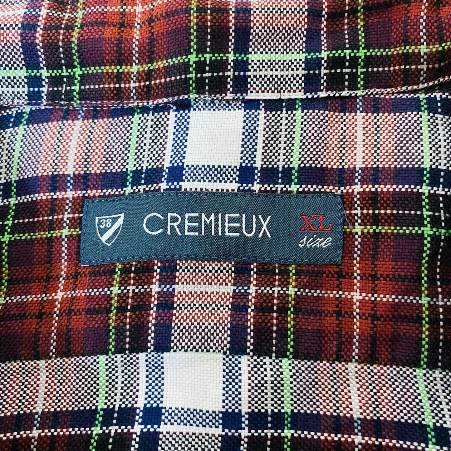 Daniel Cremieux Mens Red Check New Castle Shirt Size XL