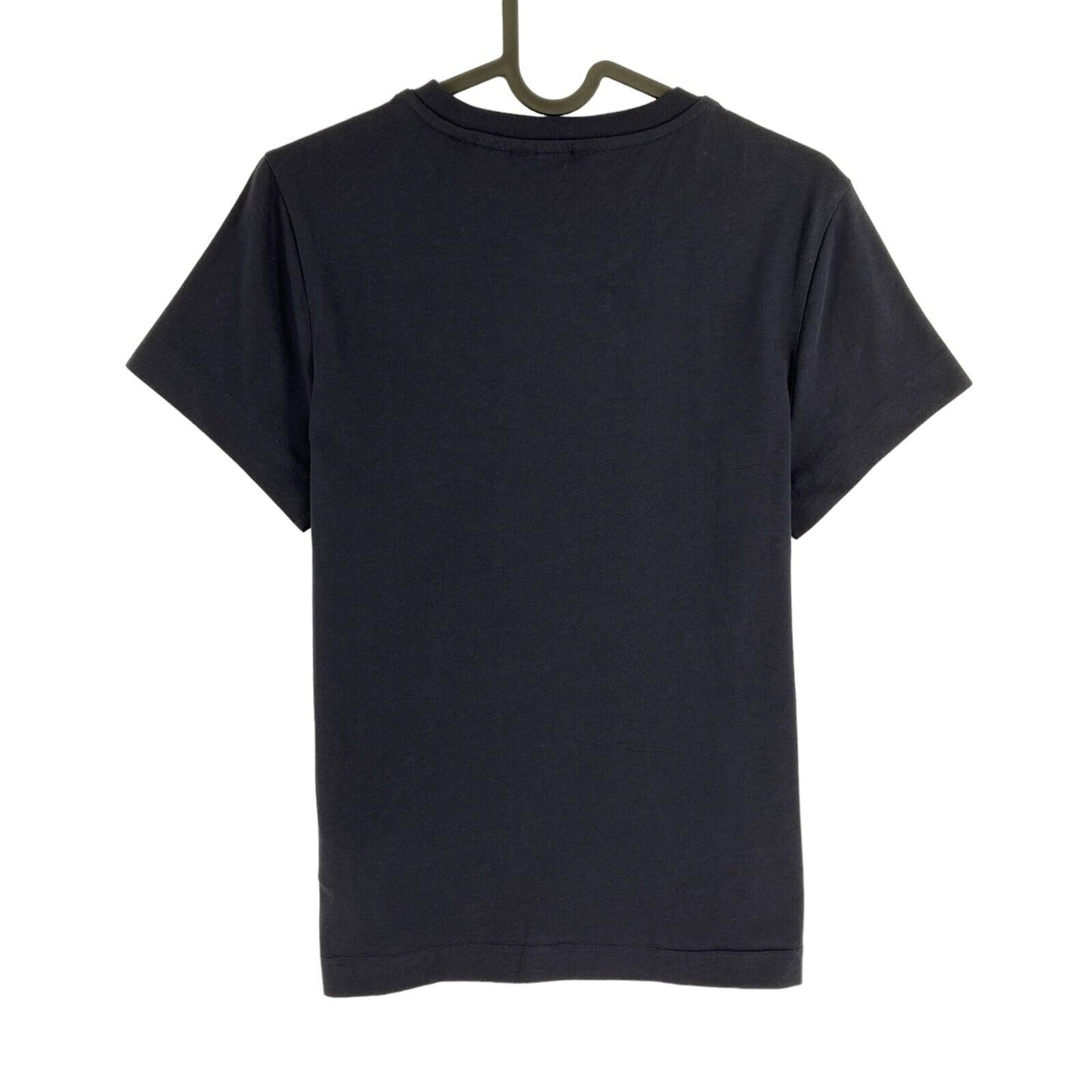 GANT Women Navy Blue Reg Tonal Shield Crew Neck Short Sleeves T Shirt Size M