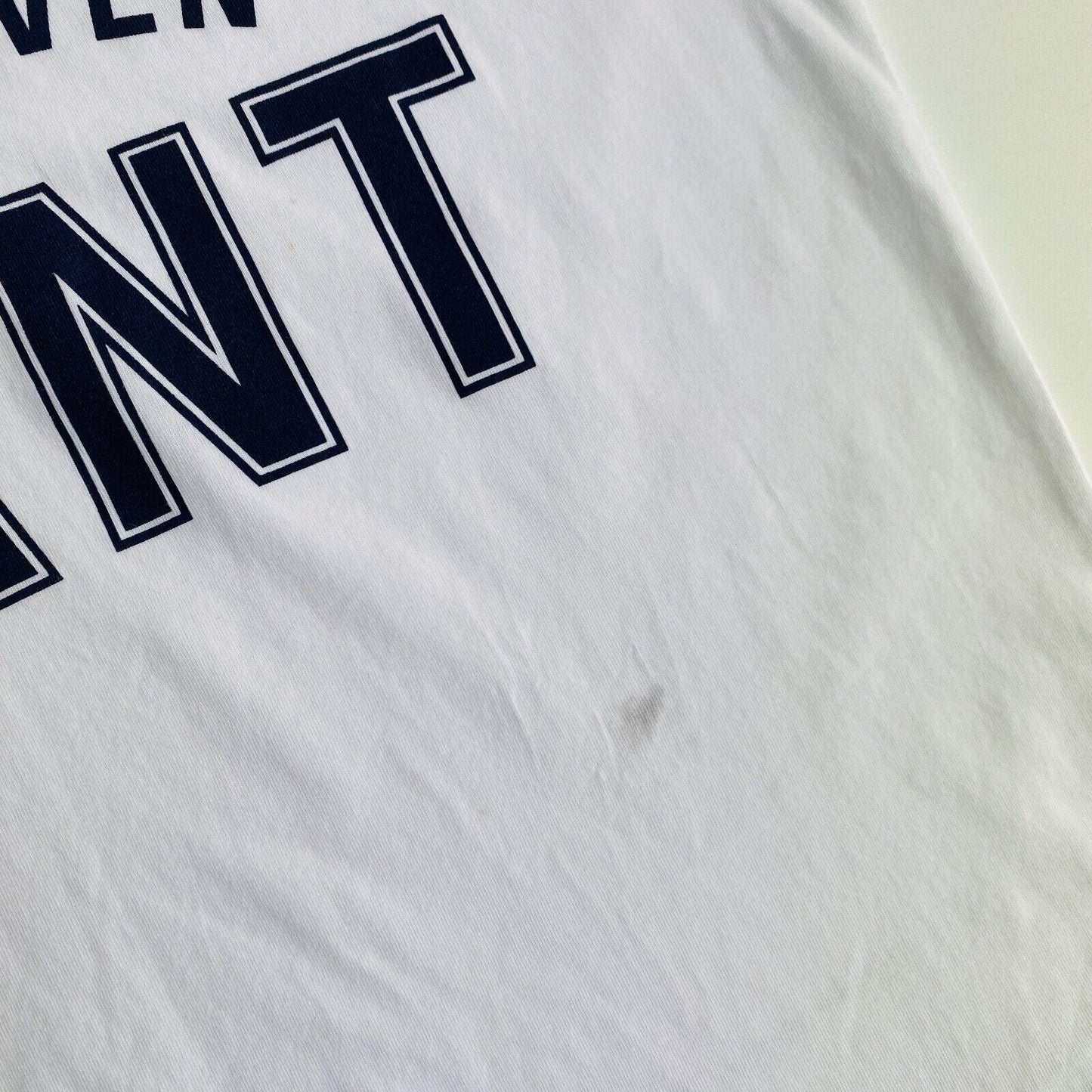 GANT T-shirt à col rond avec logo blanc Taille XS