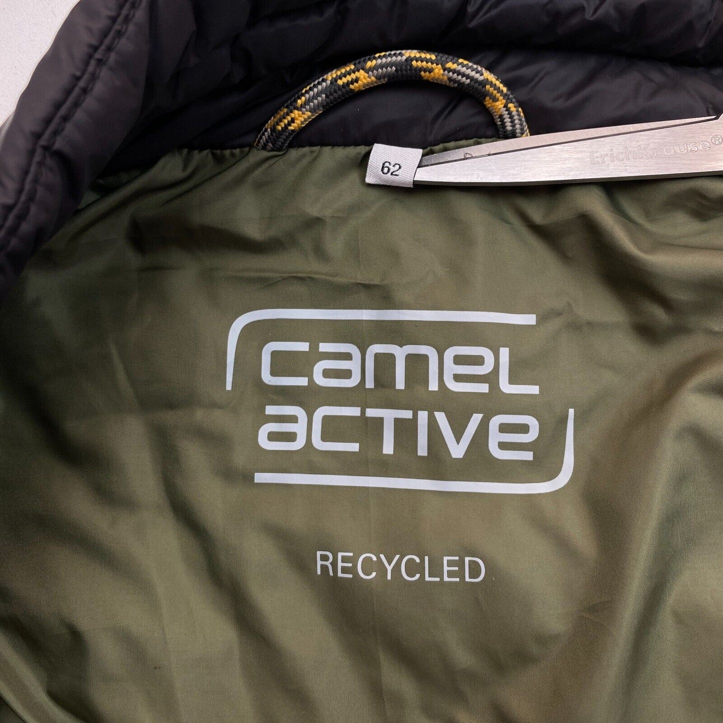 CAMEL ACTIVE Men Dark Grey Padded Jacket Coat Size EU 62 UK/US 52