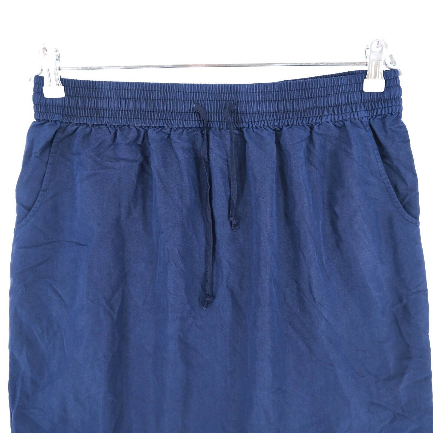 MONTEGO Navy Blue Elastic Waist Skirt Size 42