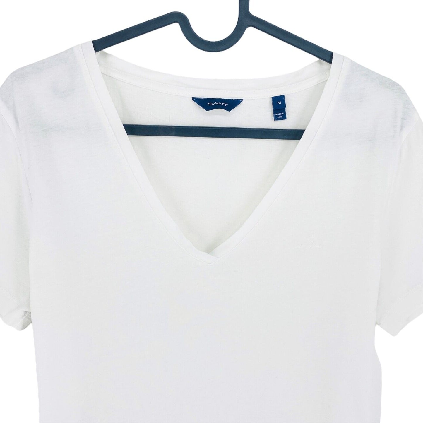 GANT White Original V Neck T Shirt Size M