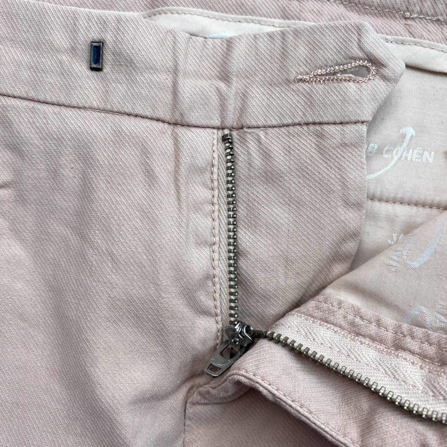 JACOB COHEN Women M7207 Dusty Pink Skinny  Chino Pants Trousers Size W28 L30