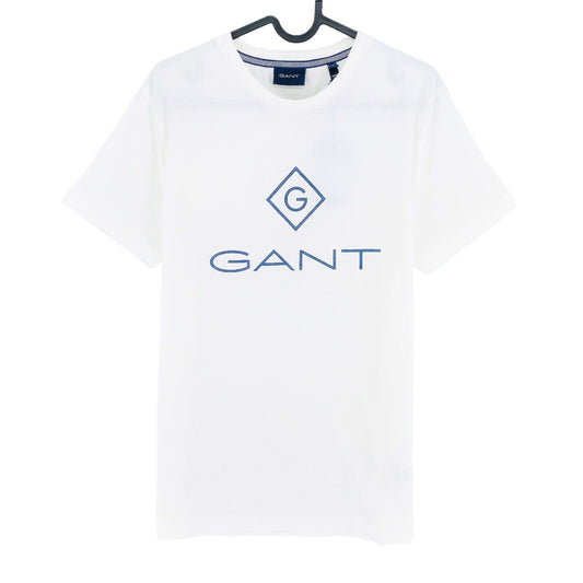 GANT T-Shirt mit Rundhalsausschnitt, Lock Up, Weiß, Größe S