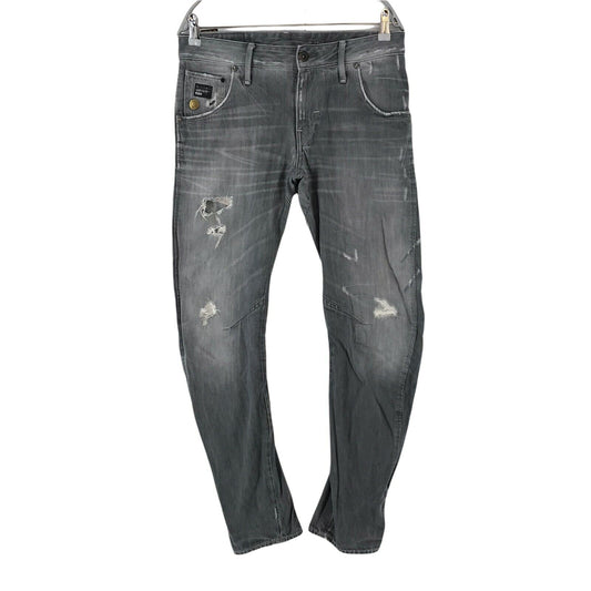 G-STAR RAW ARC 3D Grey Slim Fit Ripped Jeans W30 L32