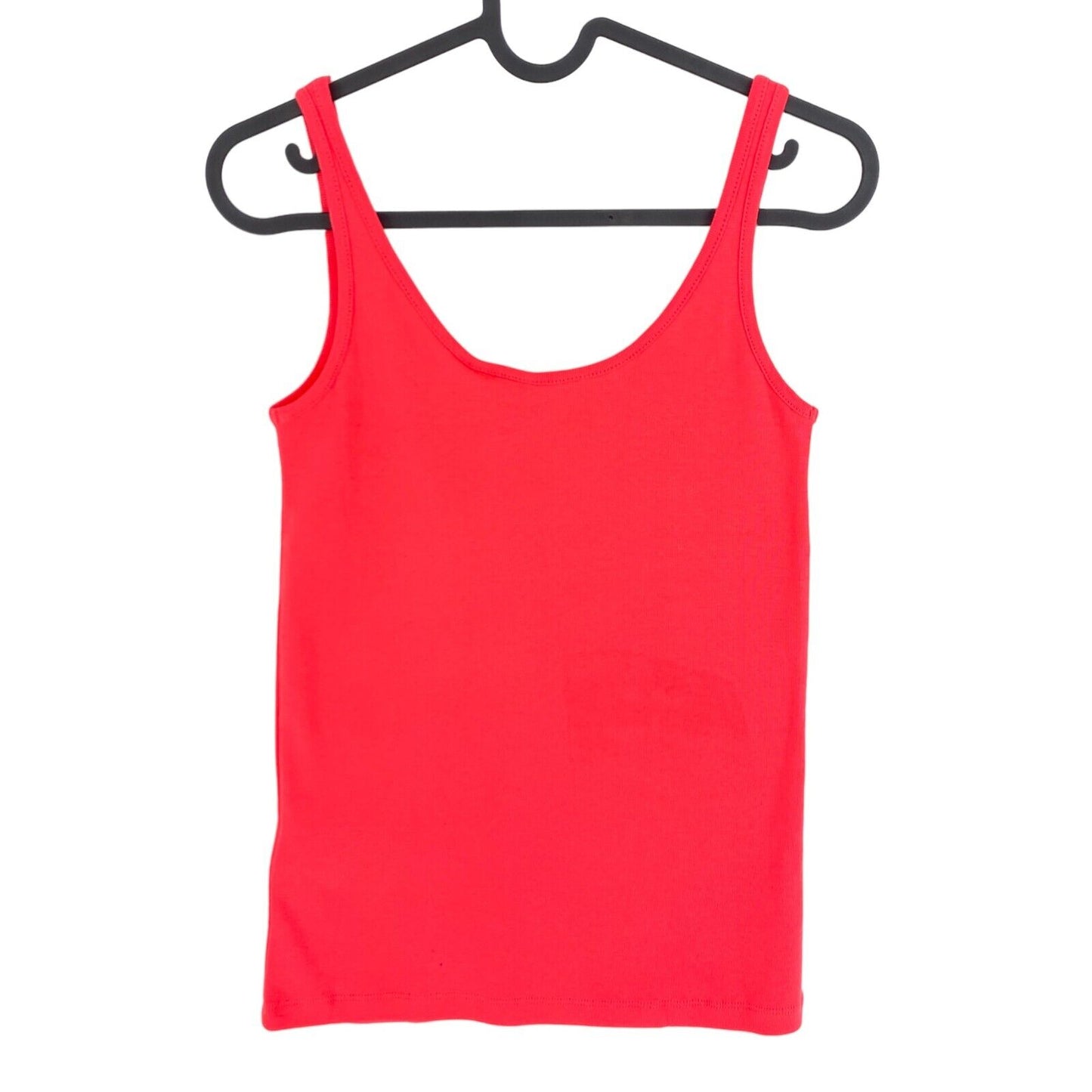 GANT Red 1x1 Rib Tank Top Size XS