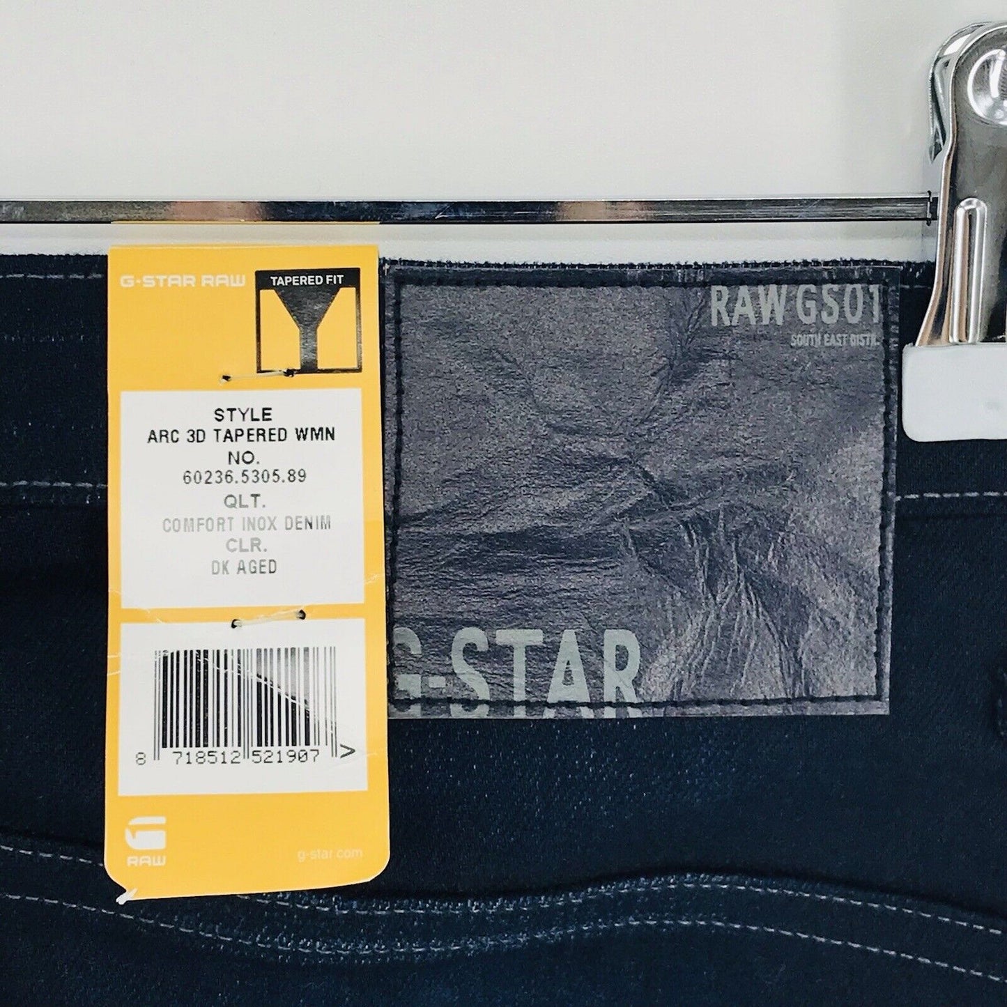 G-STAR RAW ARC 3D Women Dark Blue Tapered Fit Jeans W26 L32