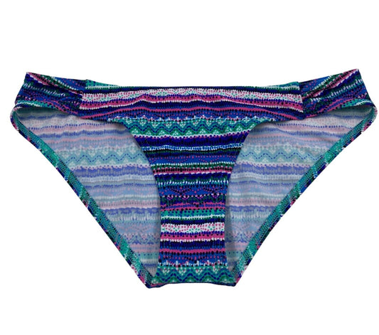 TRIUMPH Women Blue Striped Bikini Briefs Swim Bottom Size EU 36 UK 8 US 6