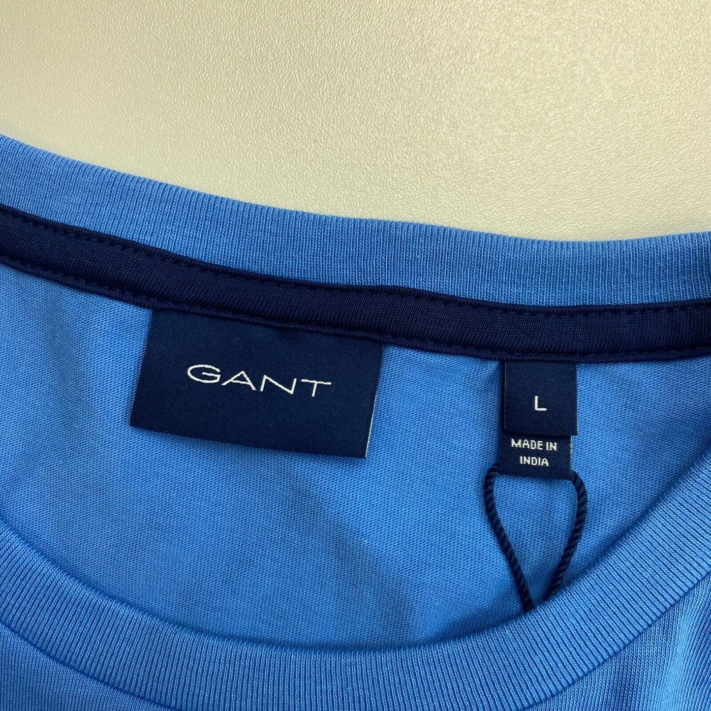 GANT Blue Arch Outline Crew Neck T-Shirt Size L