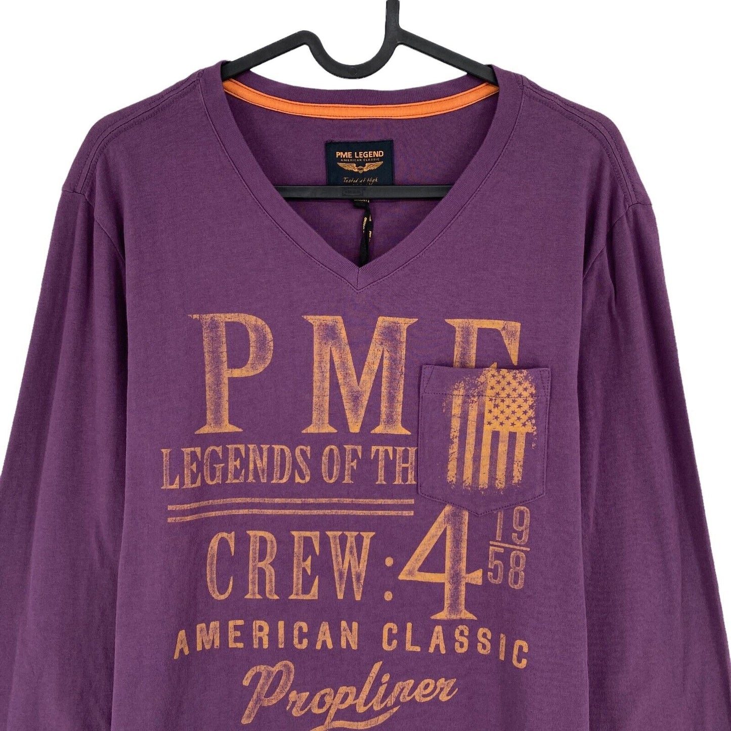 PME LEGEND Purple Round Neck Jumper Size M