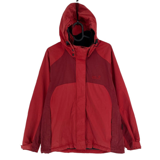 Jack Wolfskin Texapore Veste à capuche rouge foncé Manteau Taille M