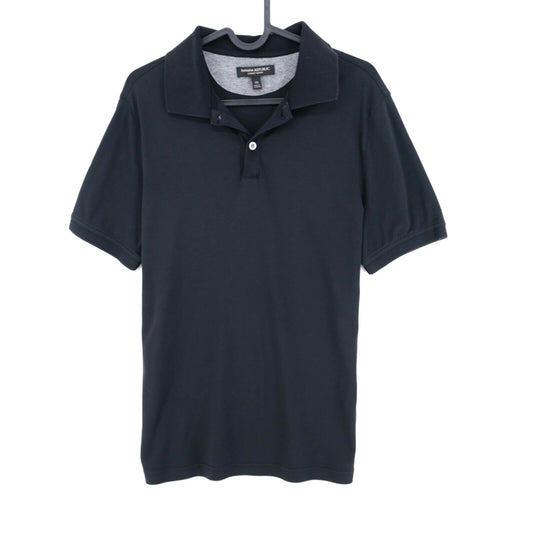 BANANA REPUBLIC T-shirt à col polo noir Luxury Touch Taille XS