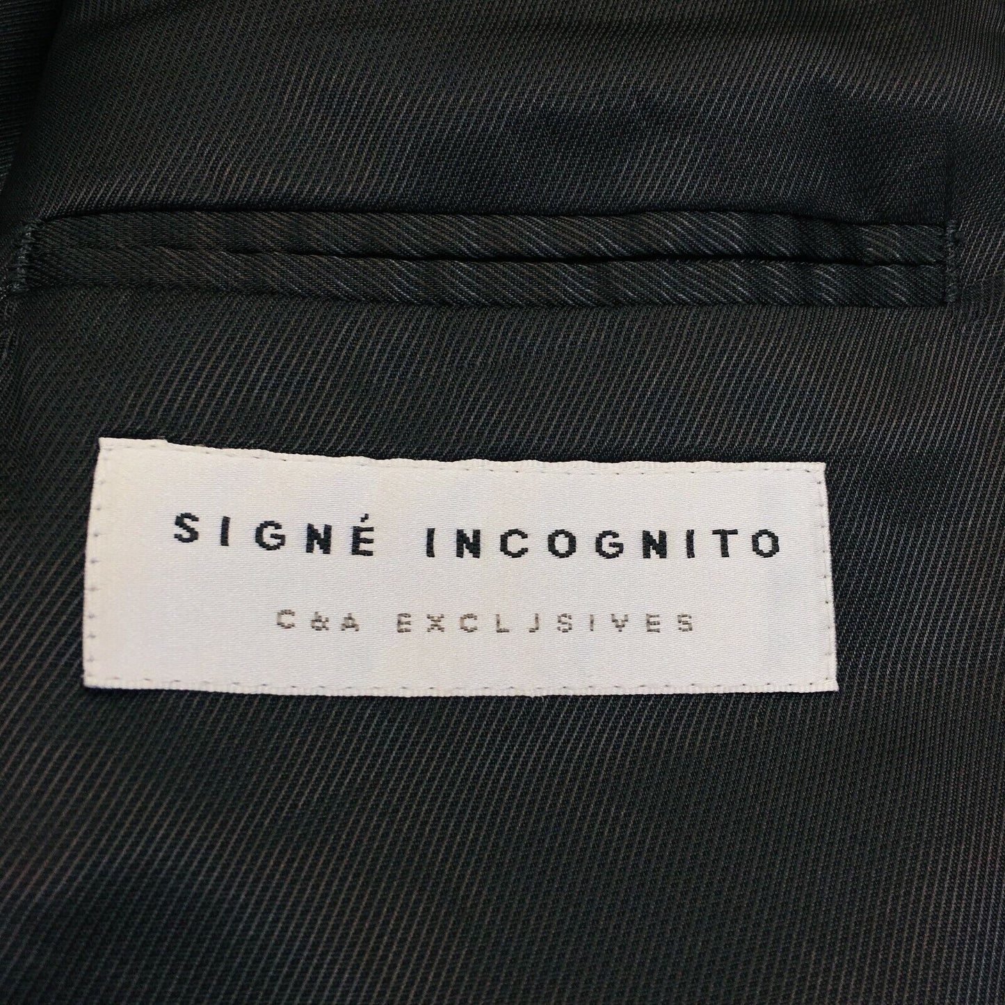 Signe Incognito REDA 100% Wool Grey Jacket Blazer Size EUR 52 US UK 42