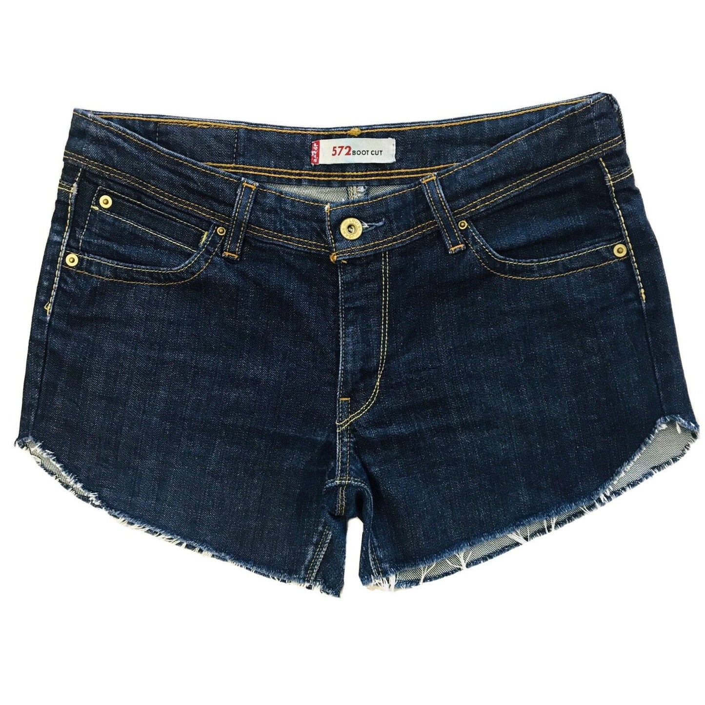 Levi's 572 Women's Custom Made Dark Blue Regular Fit Shorts Size W32