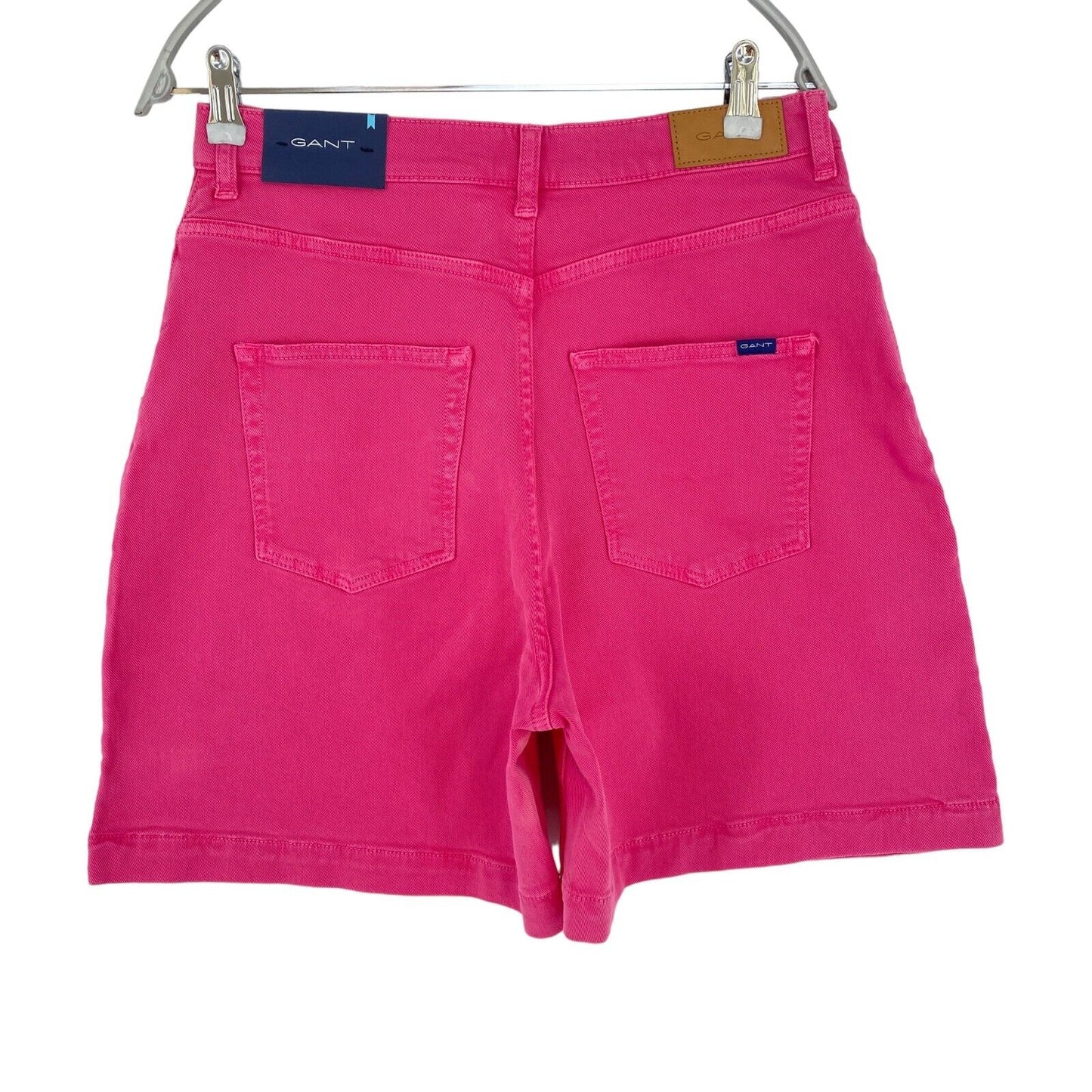 GANT Damen Jeansshorts in regulärer Passform, Rosa, Größe W31