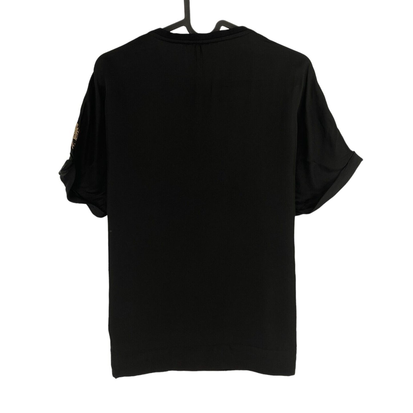 LA MARTINA Black Crew Neck Short Sleeves T Shirt Size 4 / L