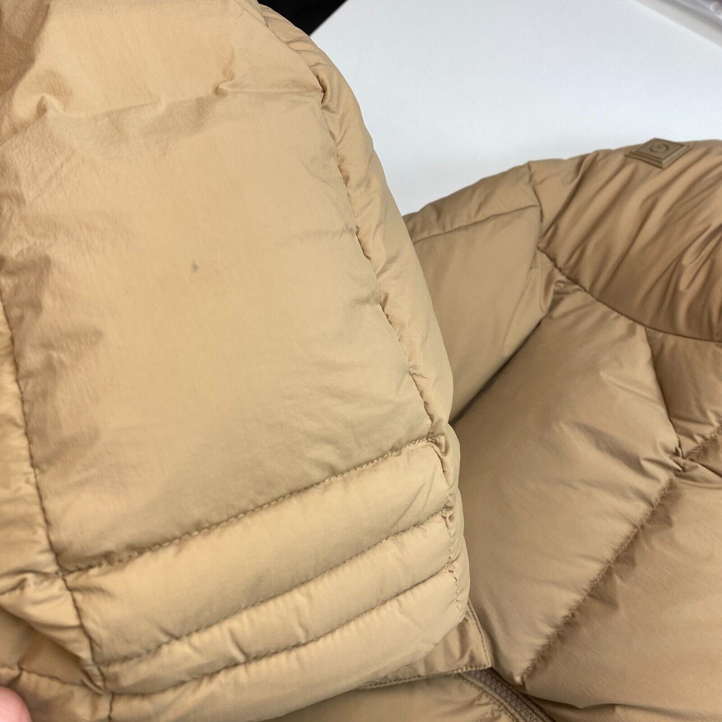 GANT Doudoune mi-longue à capuche en duvet marron Taille 2XL XXL