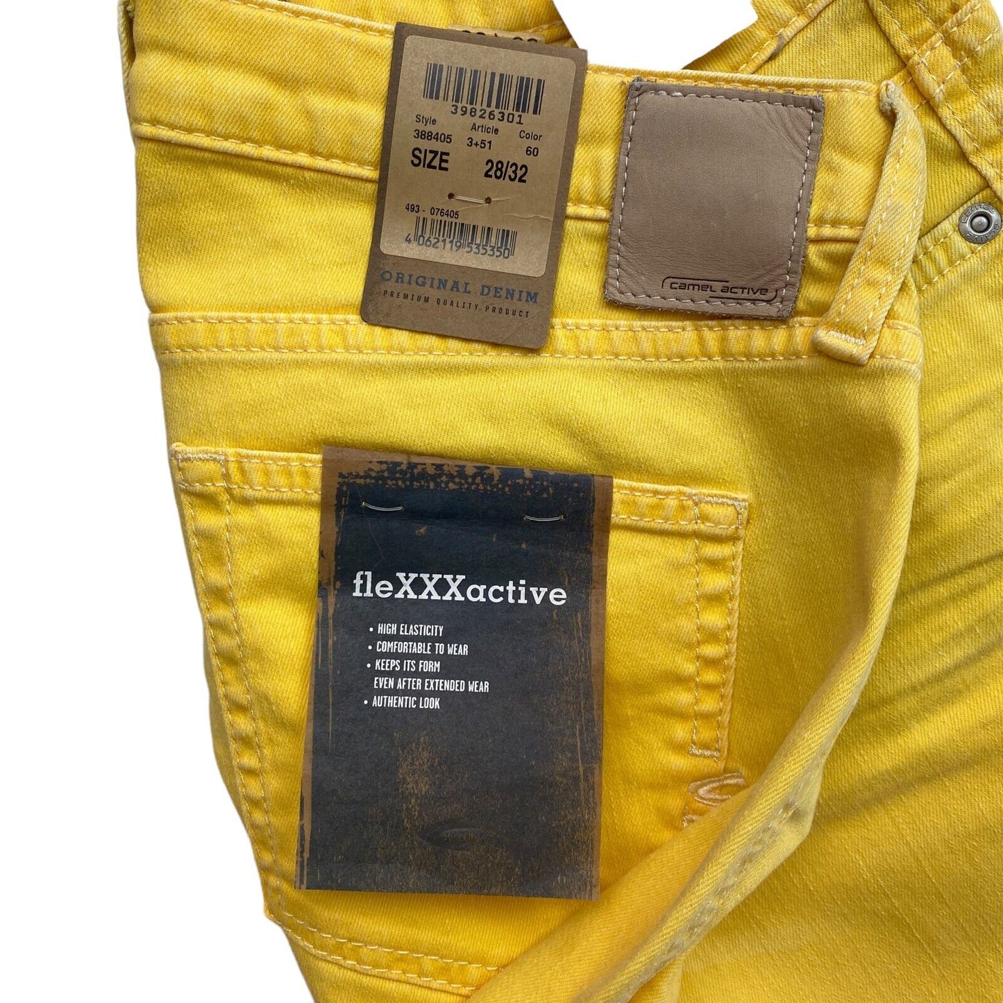 Camel Active Women Yellow Slim Jeans Size W28 L32