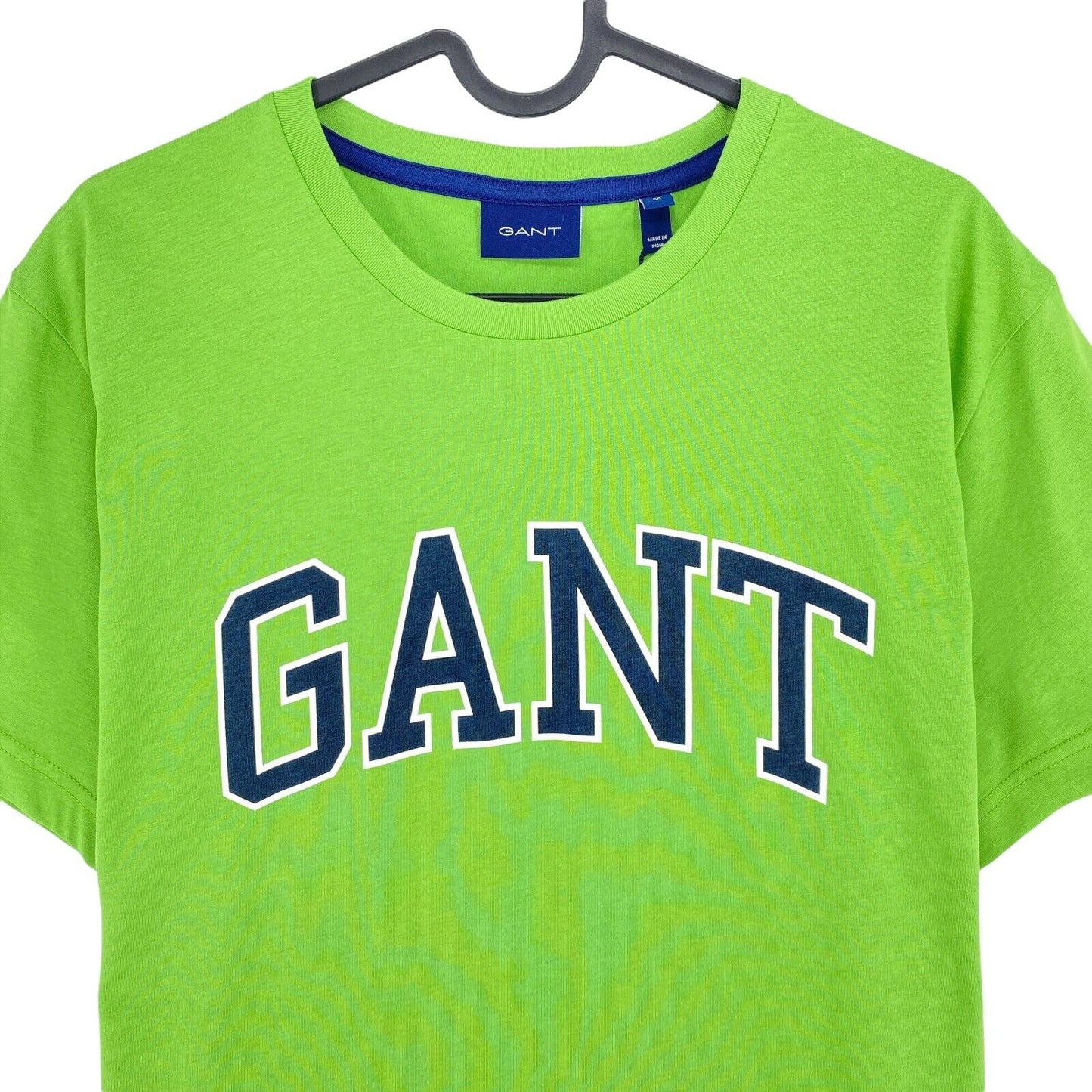 GANT T-Shirt mit Rundhalsausschnitt und Bogenumriss, Hellgrün, Größe M