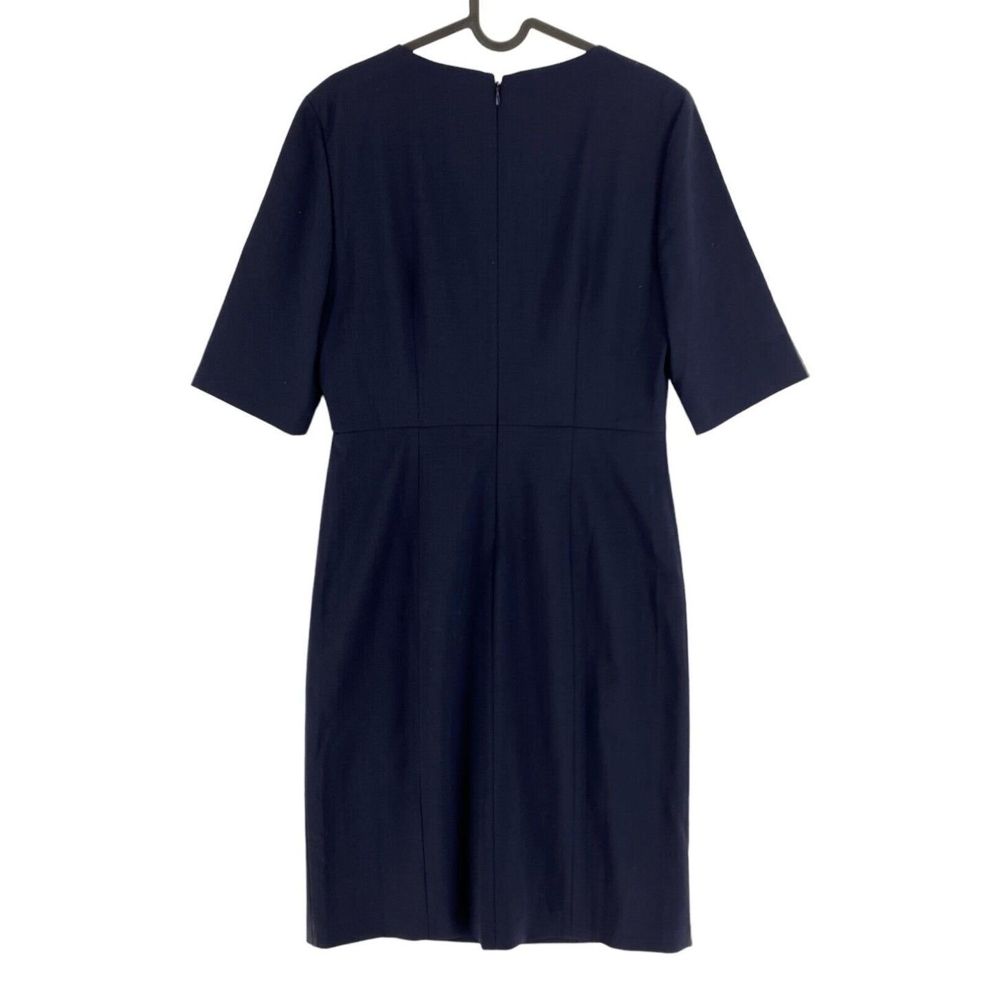 GANT Navy Blue Short Sleeves Sheath Dress Size EU 36 UK 8 US 6