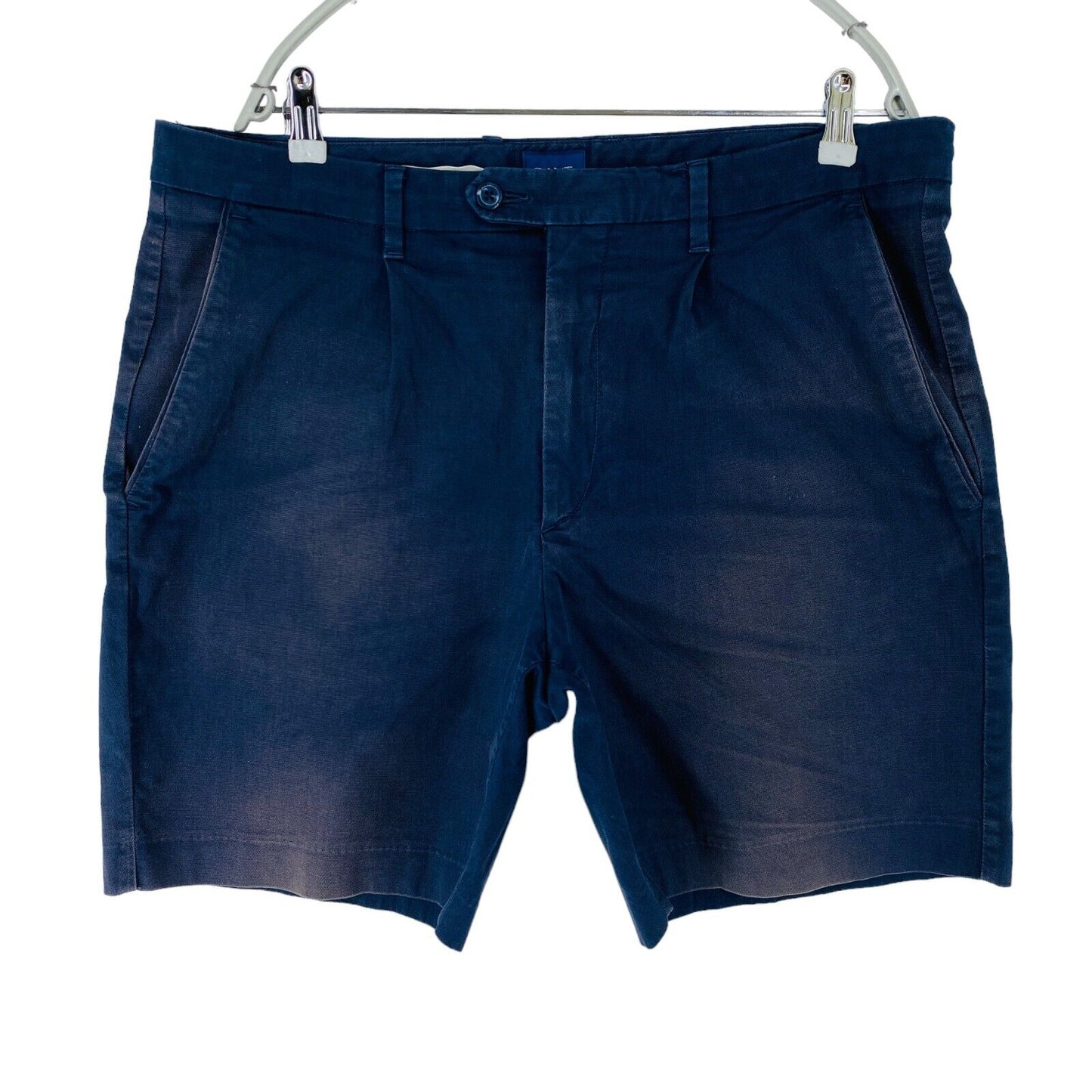 GANT Mens Dark Blue Regular Fit Dress Shorts EUR 56 UK / US 46 W36