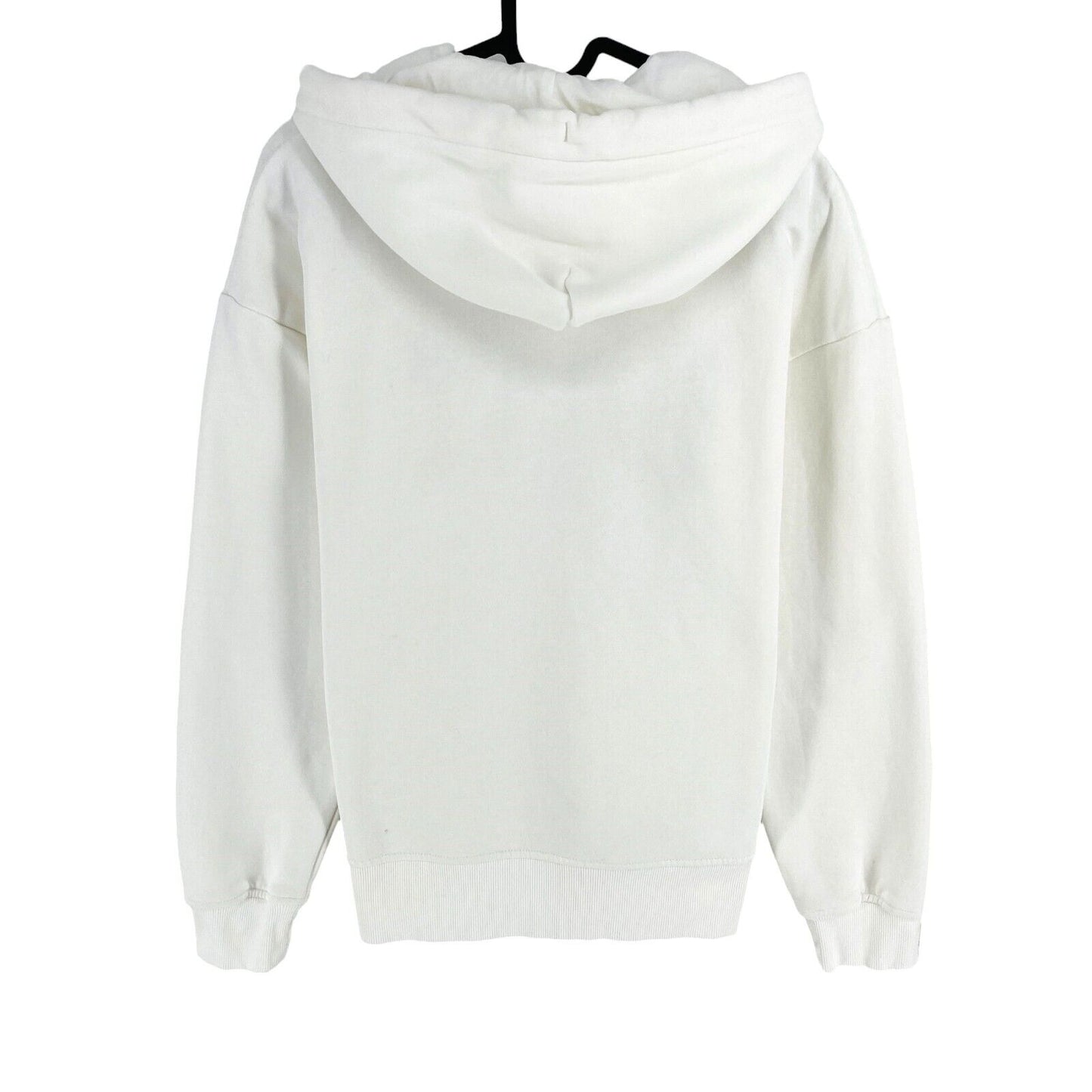 GANT Women White Logo Hoodie Jumper Sweater Size S