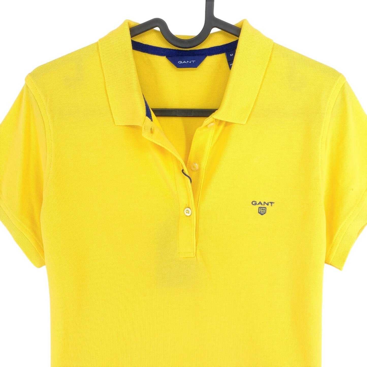 GANT Yellow Summer Pique Polo Shirt Size M