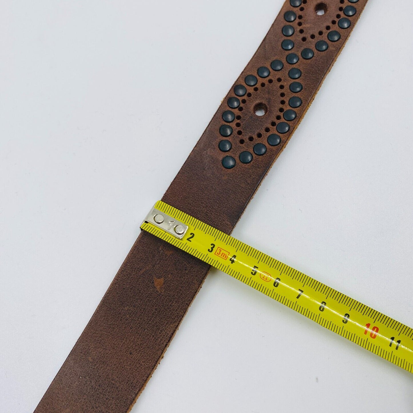 REDSKINS Brown Leather Belt Size 80 cm 32 in.