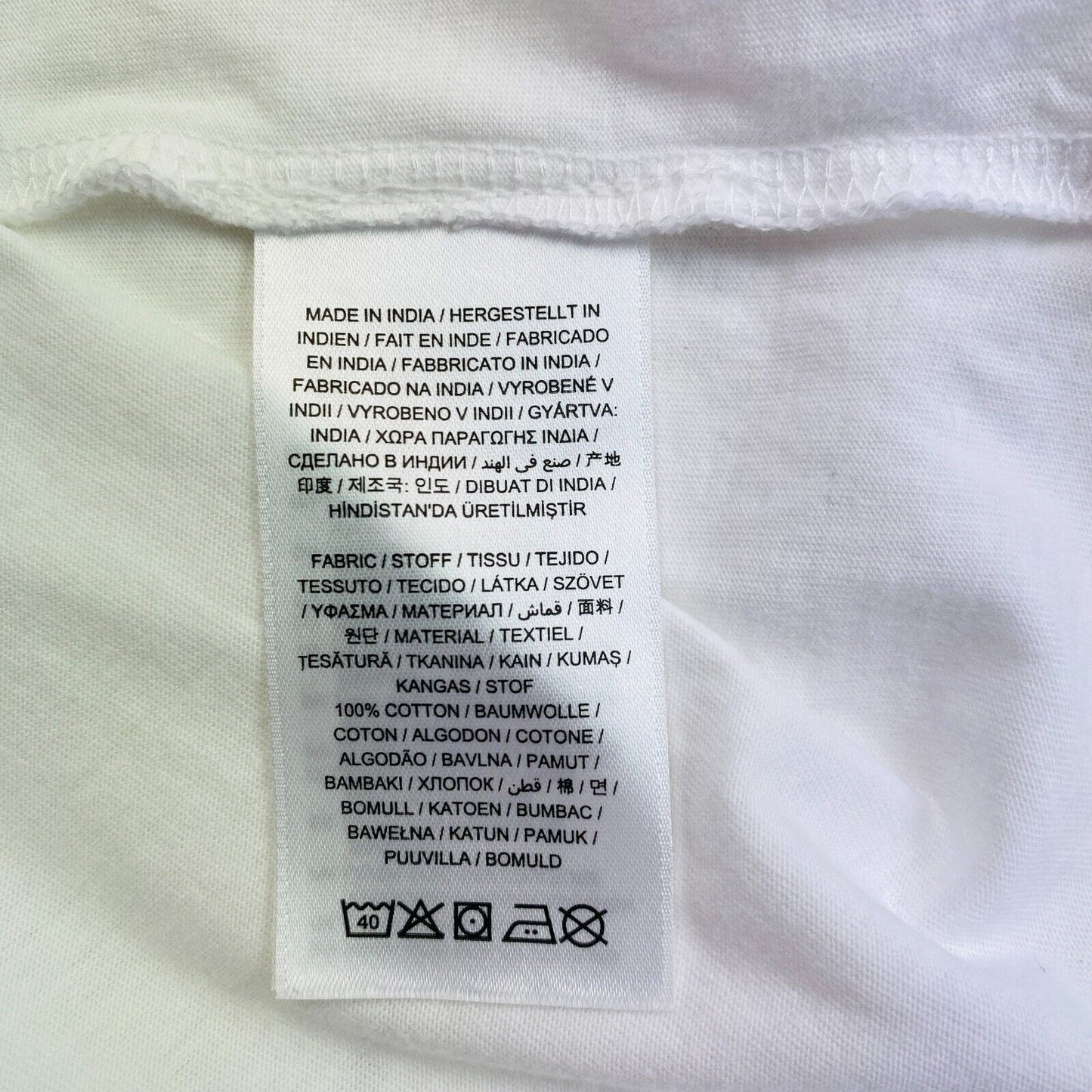 GANT White Crew Neck Short Sleeves T Shirt Size XL