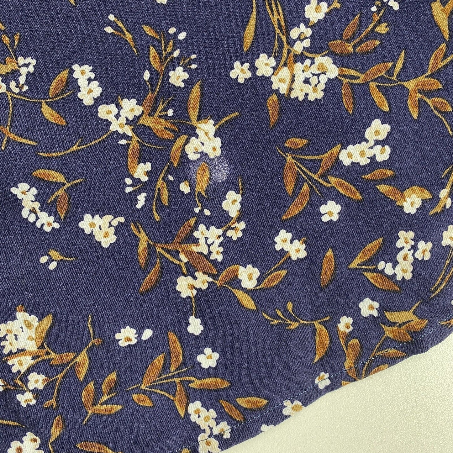 GANT Navy Blue Floral Print A Line Dress Size EU 34 UK 6 US 4