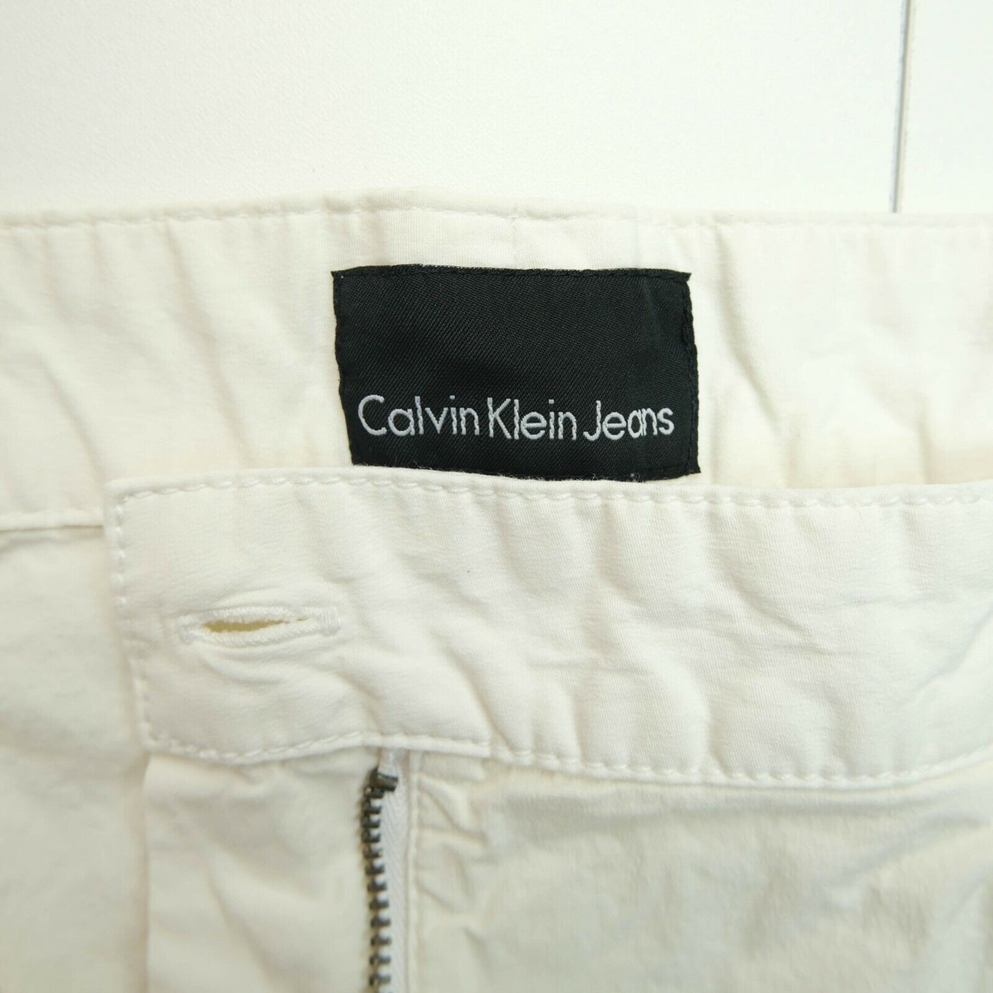 Calvin Klein Jeans White Short Pleated Skirt Size 26 27