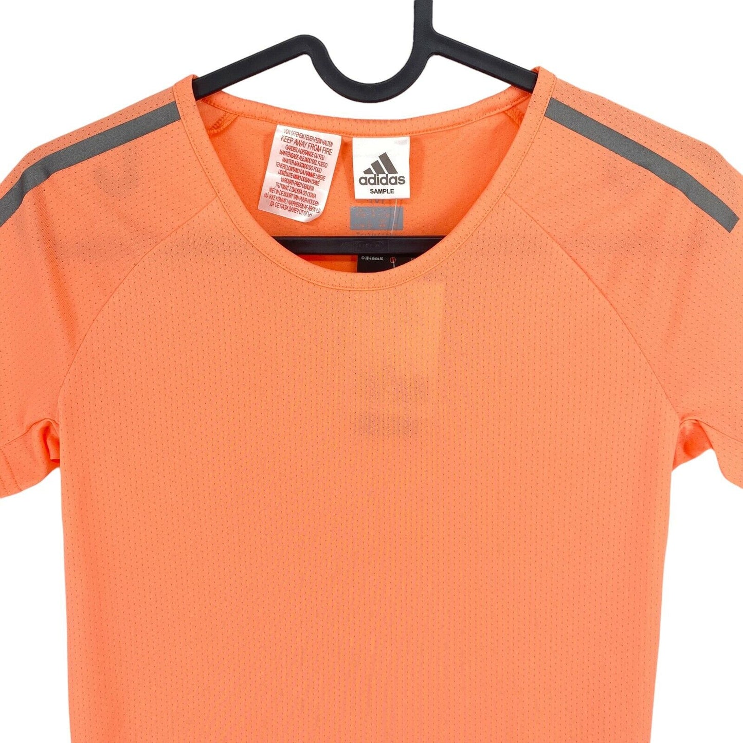 Adidas Climacool Orange Crew Neck T Shirt Size 11 - 12 Years