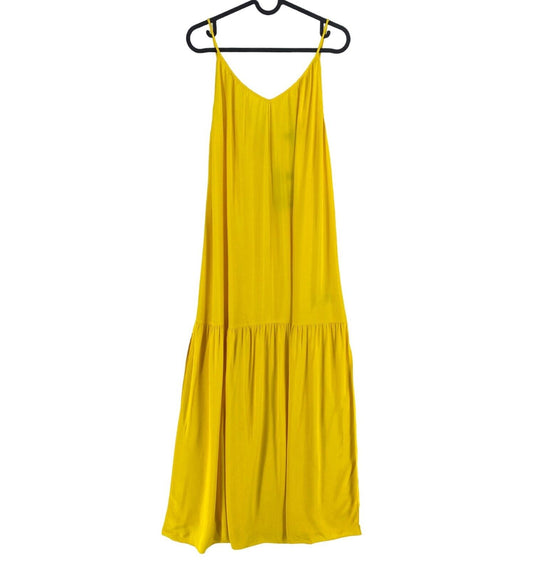 GANT Women Yellow Maxi Strap Dress Size EU 36 UK 8 US 6