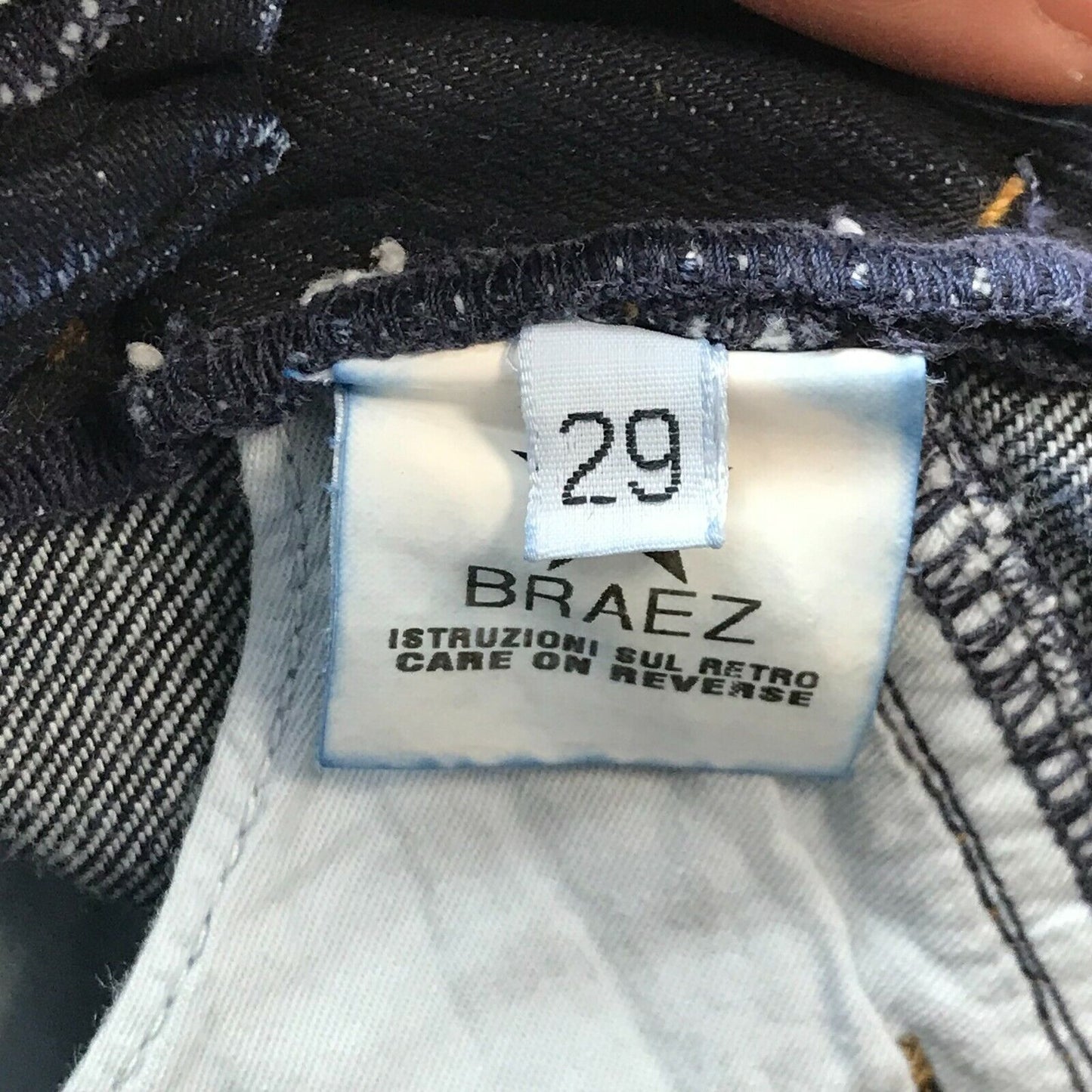 BRAEZ Damen Jeans, Blau, Loose Straight Fit, Größe W29