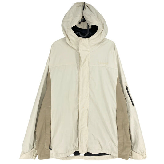 Timberland WEATHERGEAR Beige Waterproof Hooded Jacket Size L