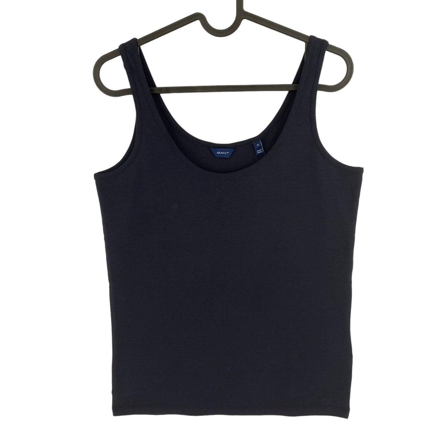 GANT Navy Blue 1x1 Rib Tank Top Size M