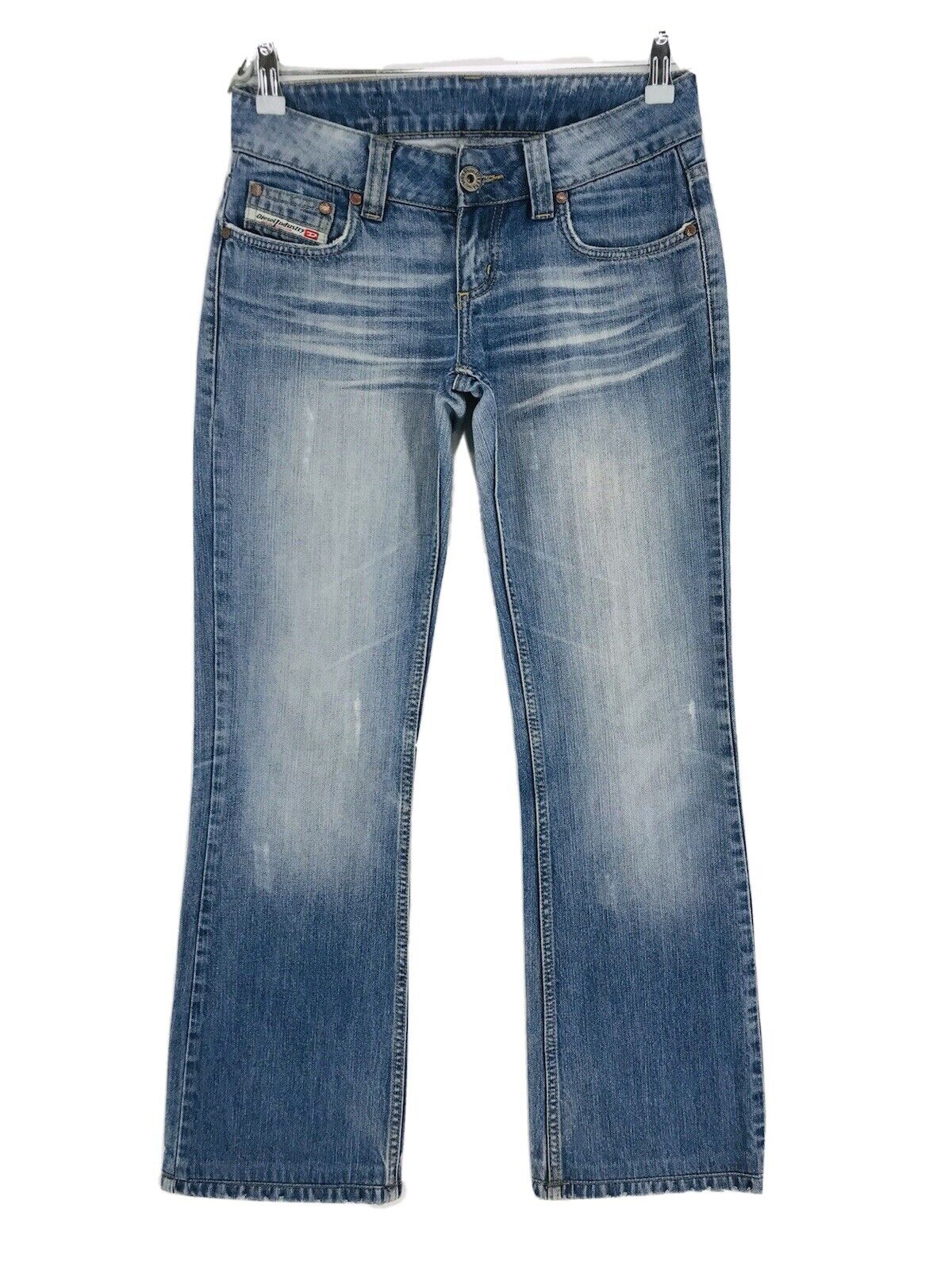 Diesel DAZE Femme Bleu Regular Bootcut Fit Jeans W27 L30 Fabriqué En Italie