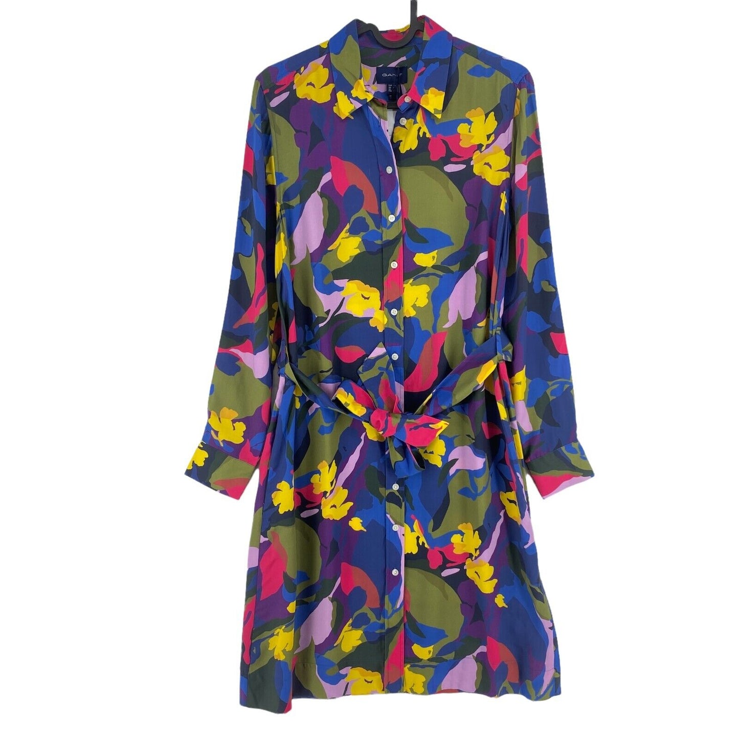 GANT Multicolour Splendid Floral Long Sleeve Shirt Dress EU 34 38 UK 6 10 US 4 8