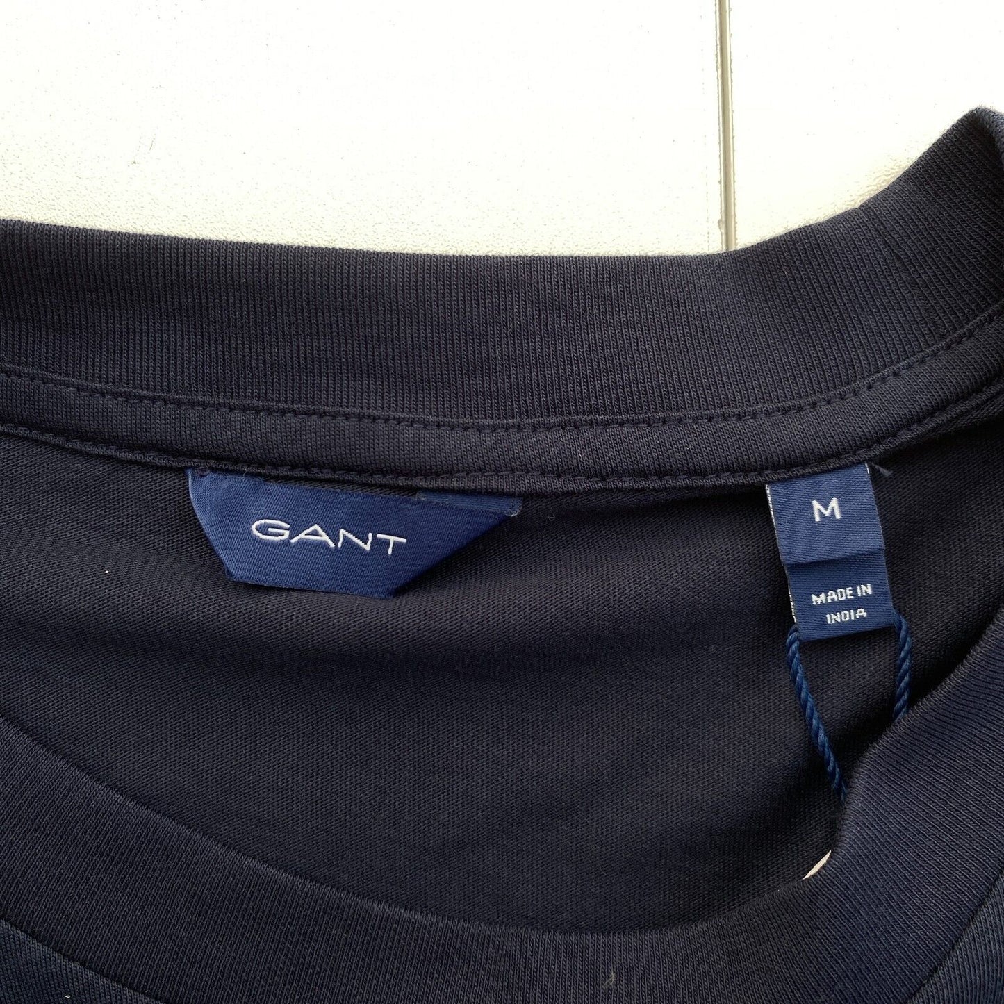 GANT Navy Blue Tonal Archive Shield Crew Neck T Shirt Size M