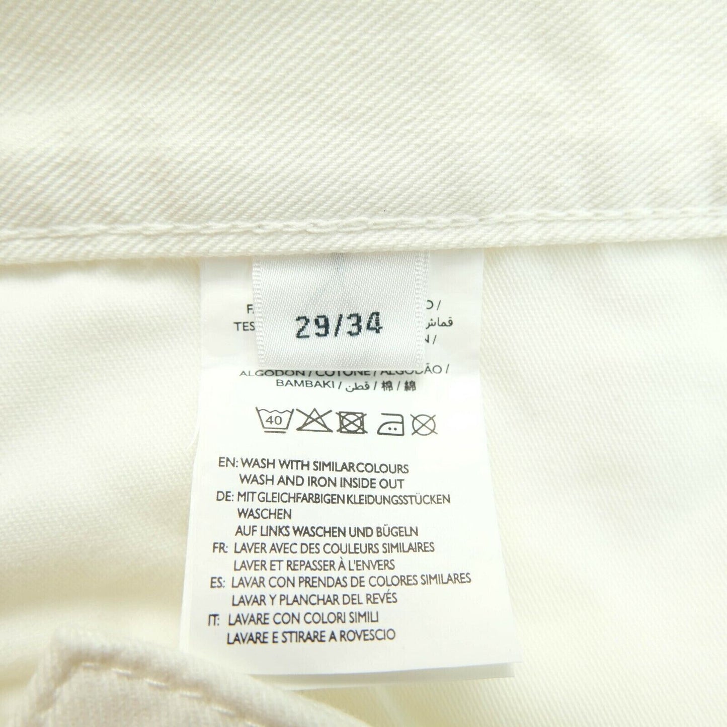 GANT Women White Regular Fit Slacker Jeans Size W29 L34