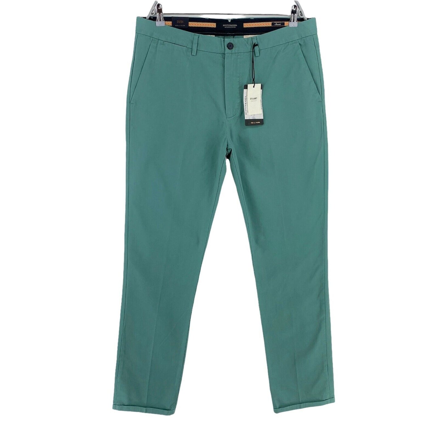 Scotch & Soda Green Regular Slim Fit Chino Pants Size W29 L34 W33 L32 W36 L34